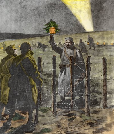 The Christmas Day Truce of 1914 by Frederic Villiers